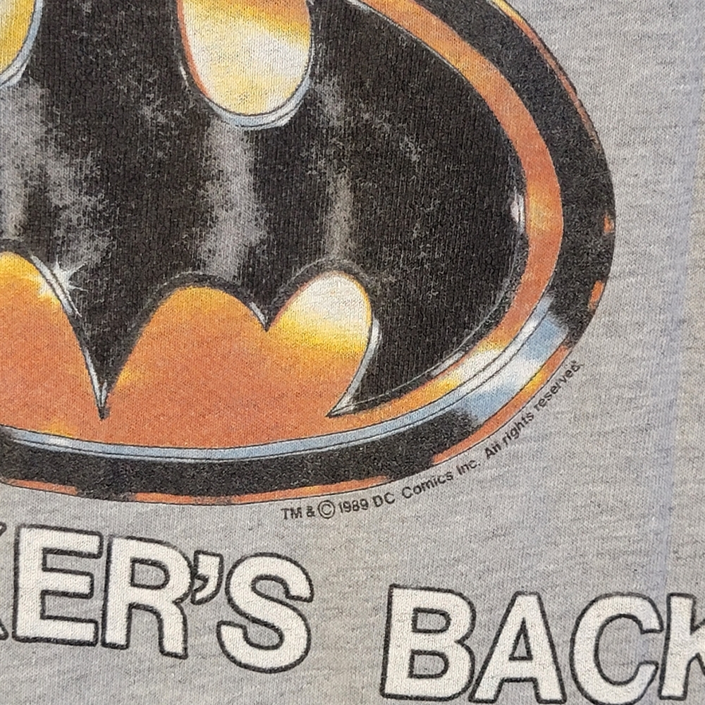 DC Comics Batman Movie Joker Vintage Promotional Print T-Shirt Men’s L 42-44 - Picture 8 of 16